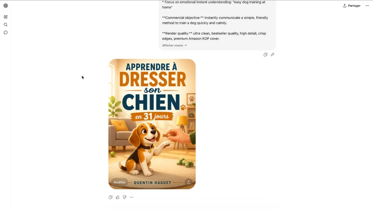 prompt IA ebook