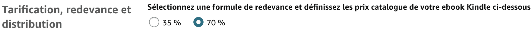 choisir le prix de vente de son livre sur Amazon KDP