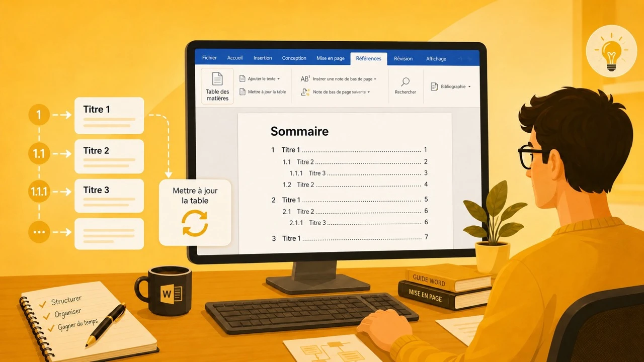 Comment créer un sommaire Word automatique (+ ma technique secrète)