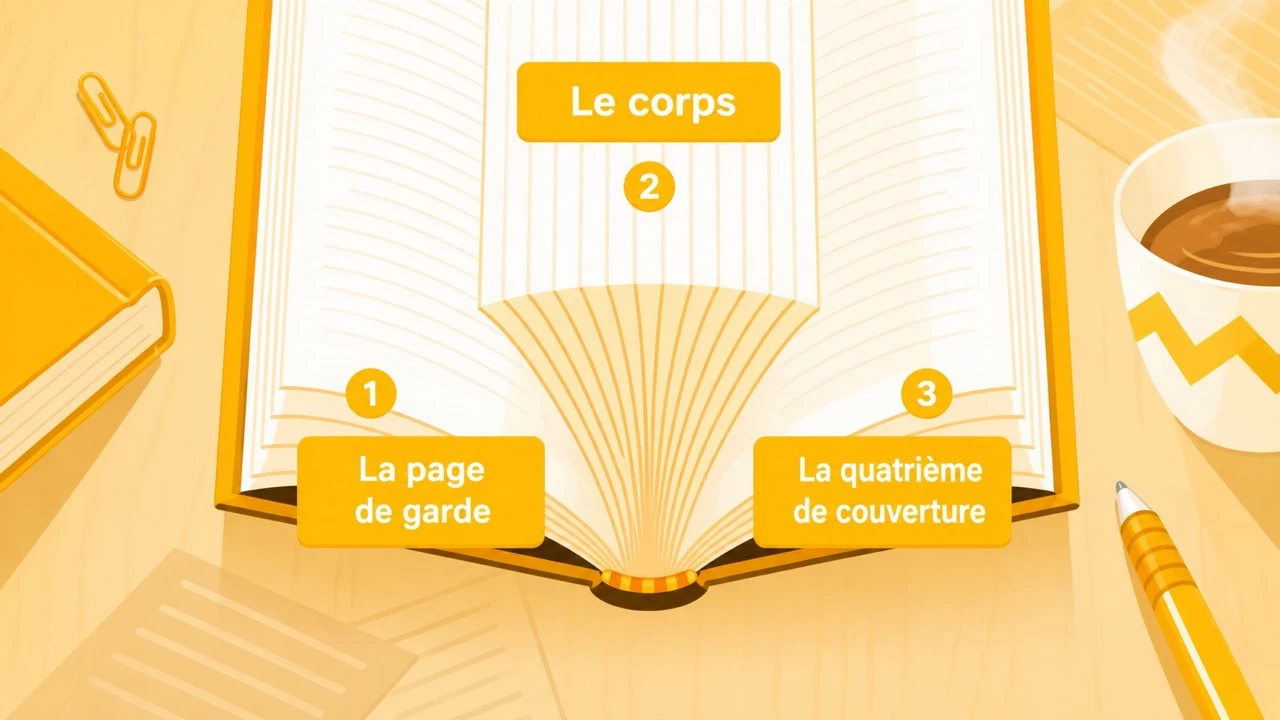 Parties d’un livre [de la première à la dernière page]