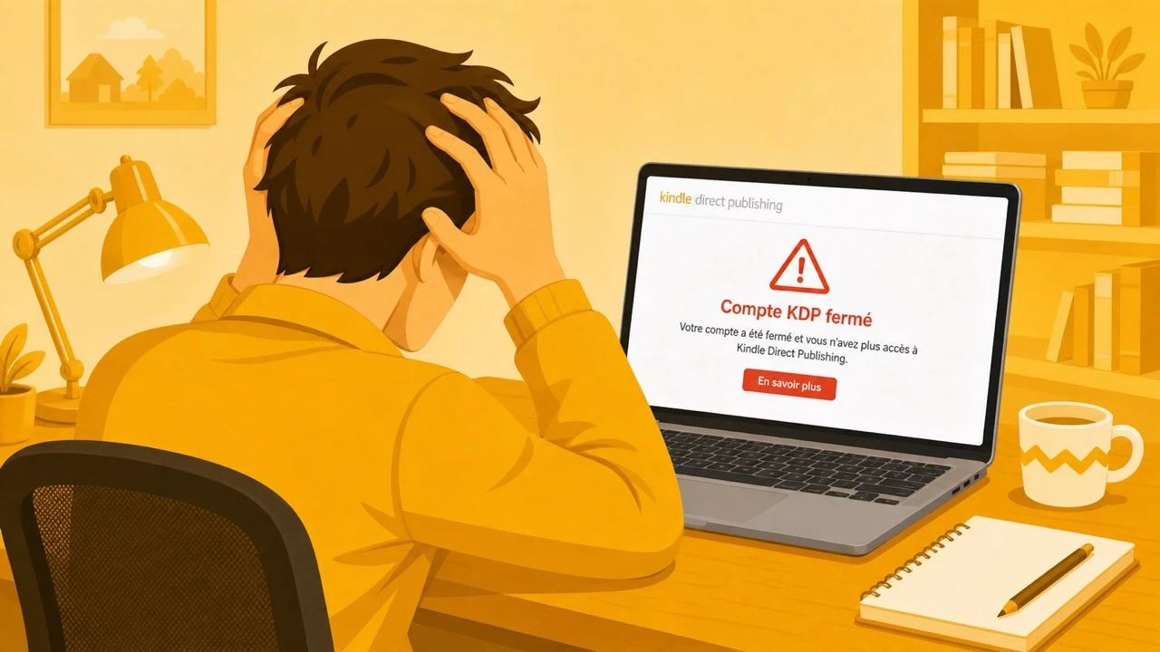 Fermeture et suspension de compte sur Amazon KDP : que faire ?